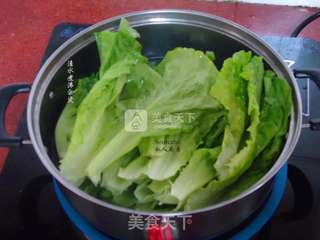 酸蒜白勺生菜的做法步骤:4