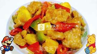 菠萝咕噜肉的做法步骤：13