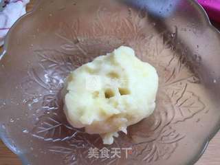 葱香藜麦土豆泥饼的做法步骤:4