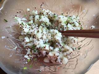 葱香藜麦土豆泥饼的做法步骤:8