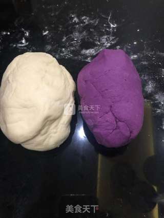 紫薯开花馒头的做法步骤：5