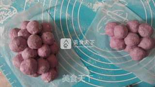 象形馒头——葡萄串馒头的做法步骤:5