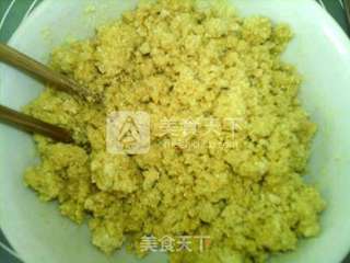 韭菜豆面玉米饼的做法步骤:5
