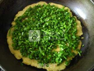 韭菜豆面玉米饼的做法步骤:12