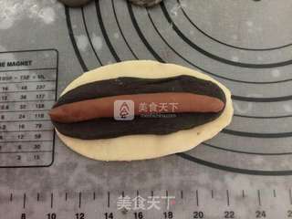豹纹吐司的做法步骤:7