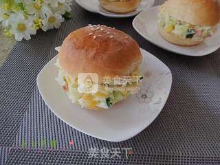 培根土豆沙拉汉堡的做法步骤:7