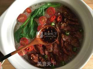 腊肠煲仔饭的做法步骤:8