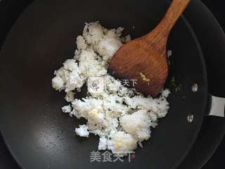 香葱蛋炒饭的做法步骤：8