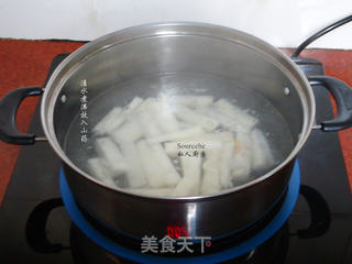 椰蓉山药的做法步骤:4