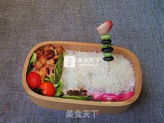 小螃蟹趣味便当的做法步骤:7