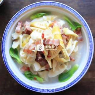 腌笃鲜 咸肉炖春笋的做法步骤:5