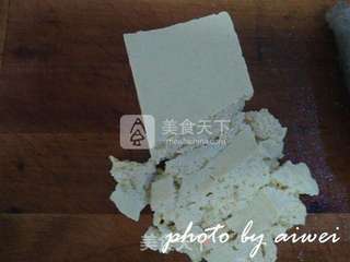 小米豆腐虾仁丸的做法步骤:3