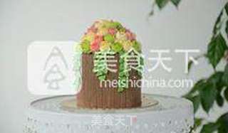 【花束小蛋糕】---男生裱花蛋糕的做法步骤:12