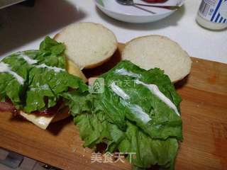 培根芝士堡的做法步骤:21