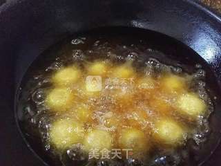 豆沙红薯丸的做法步骤:11