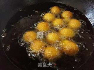 豆沙红薯丸的做法步骤:12