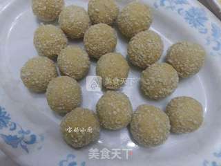 豆沙红薯丸的做法步骤:10