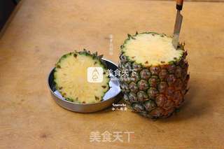 健康养颜菠萝饭的做法步骤:5
