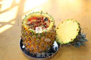健康养颜菠萝饭的做法步骤:8