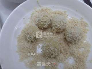 豆沙红薯丸的做法步骤:9