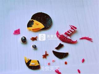 乌鸦趣味便当的做法步骤:5