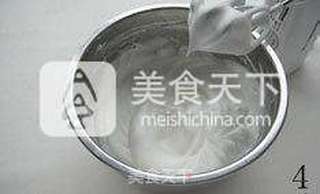【抹茶蛋糕卷】---最爱那一抹清香的翠绿的做法步骤:4