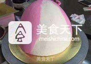 【双色抹面芭比蛋糕】的做法步骤:4