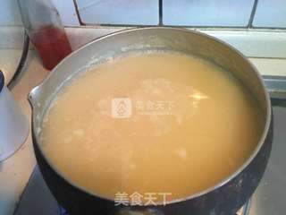 榆钱虾仁小米粥的做法步骤:4