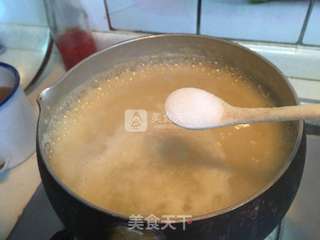 榆钱虾仁小米粥的做法步骤:5