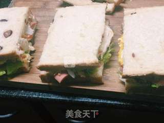 家庭简单三明治的做法步骤:6