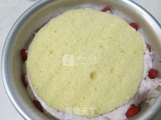 草莓慕斯蛋糕的做法步骤:15