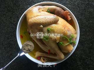 春季滋补养生最佳选择天麻核桃枸杞鸡汤的做法步骤:11