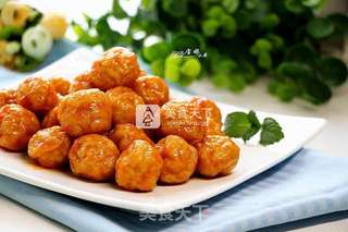 橙汁鸡球的做法步骤:20