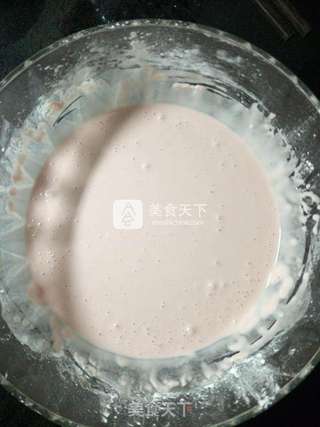 红丝绒糯米团的做法步骤:3