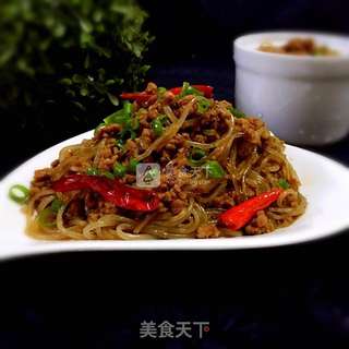 肉末粉丝的做法步骤:7