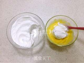 美人教你/8寸中空戚风蛋糕的做法步骤:9