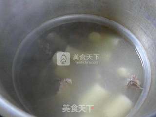 菜芯山药龙骨汤的做法步骤：6