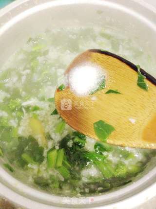 #银鱼菜茧粥的做法图解10