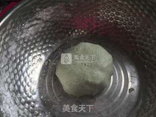 #咸蛋黄肉松青团的做法图解11