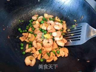 雷笋炒虾仁的做法步骤:7