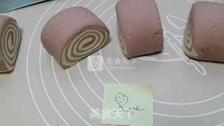 东菱破壁机之紫薯螺旋馒头的做法步骤:9