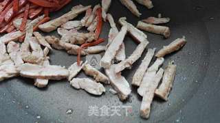 三丝炒乌冬的做法步骤:7