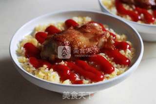 鸡排番茄蛋焗饭的做法步骤:7