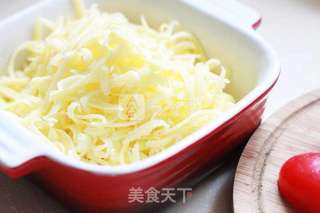 鸡排番茄蛋焗饭的做法步骤:4