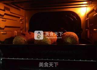 青麦汁红豆面包的做法步骤:16