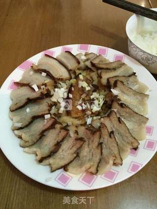 酸菜蒸扣肉的做法步骤:5