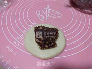 核桃豆沙包的做法步骤:12