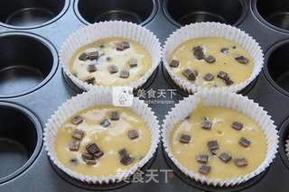 零失败的巧克力豆玛芬蛋糕的做法步骤:5