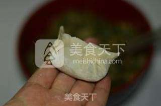 韭菜煎饺的做法步骤:8