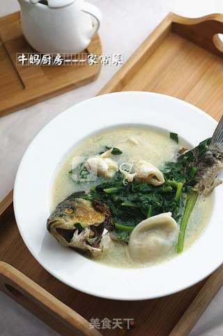 鲜鱼菠菜汤的做法步骤:9